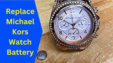 michael kors mk8296 battery replacement|Michael Kors watch battery replacement.